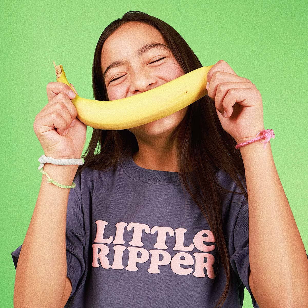 Little Ripper Kids Slang Tee in Navy