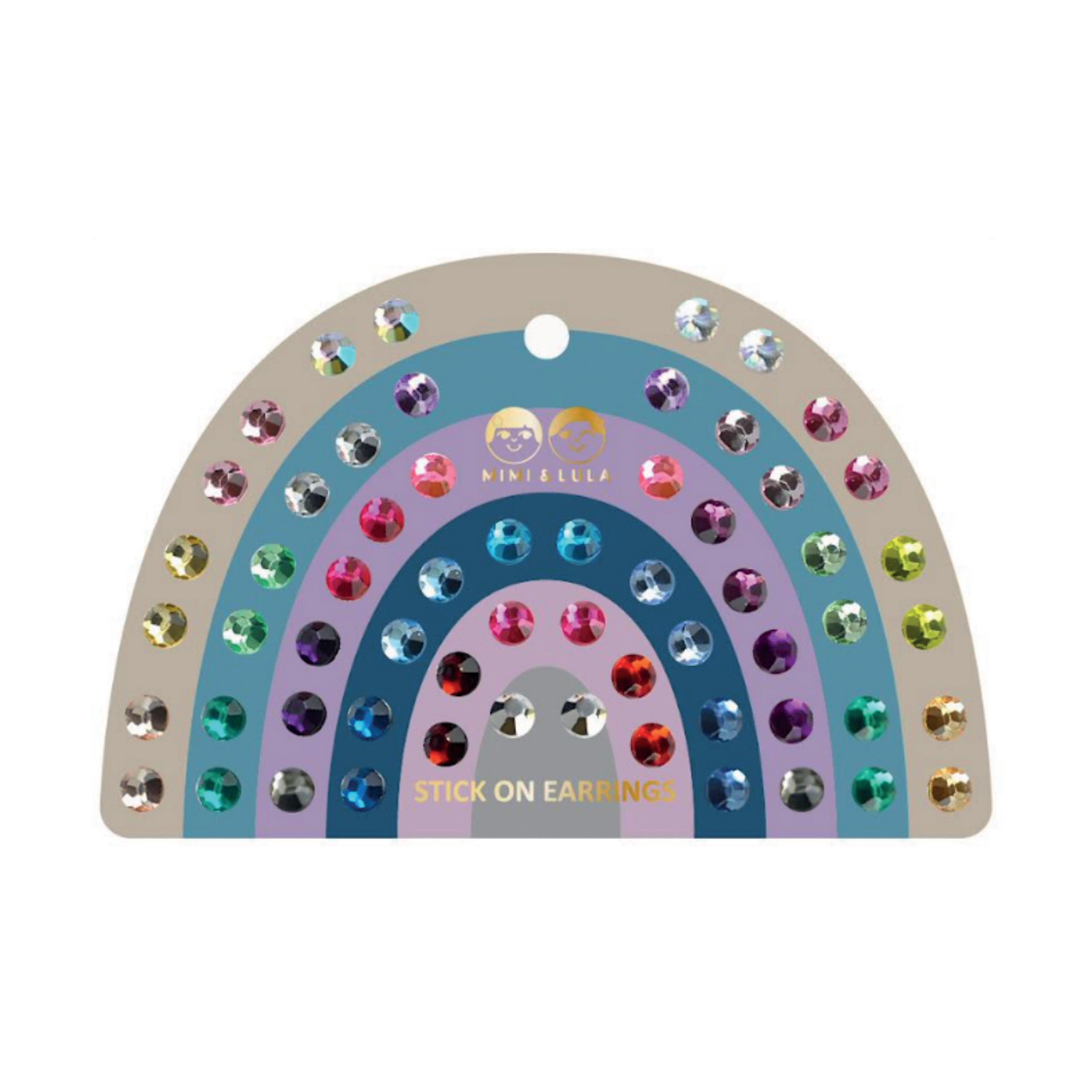 Mimi & Lula Stick on Earrings - Bright Gems