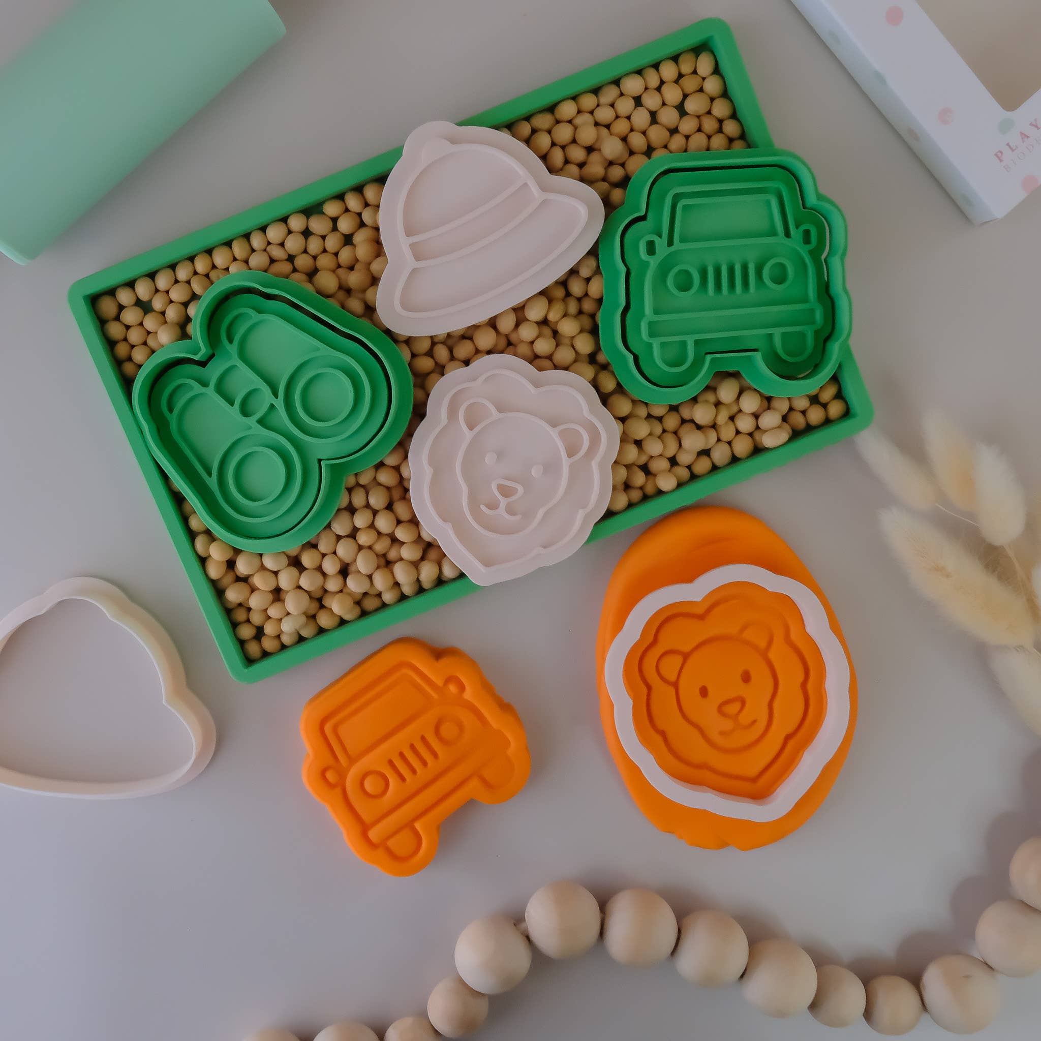 Eco Playdough Stamp | Safari Lion