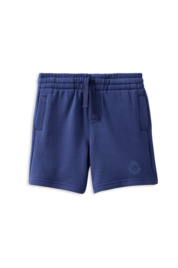 Kids' Navy Fleece Short