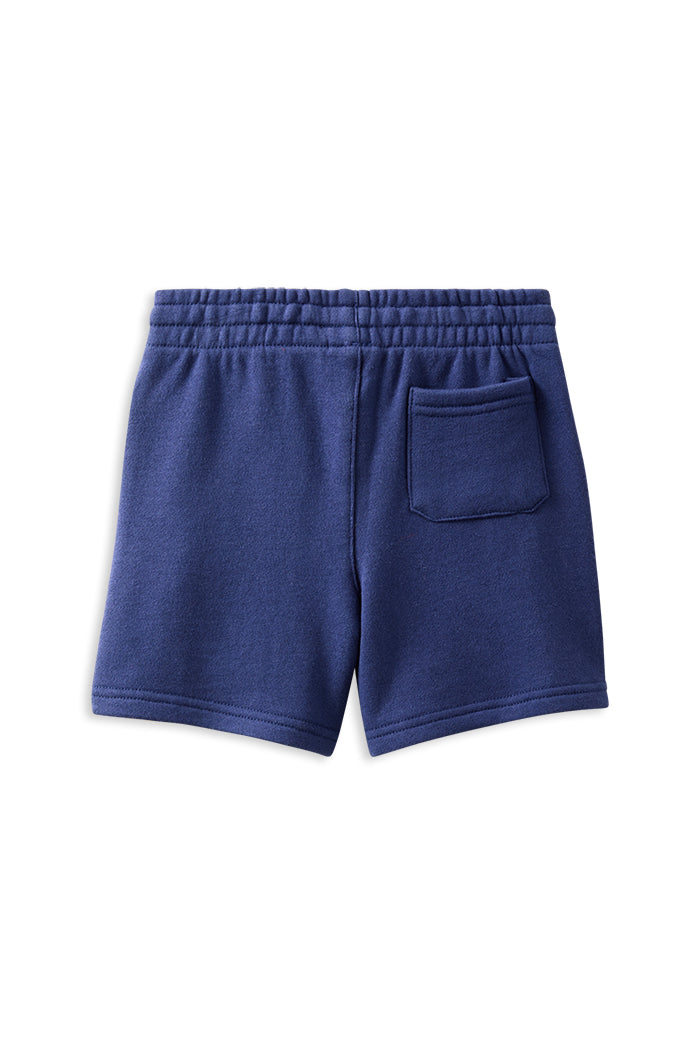Kids' Navy Fleece Short