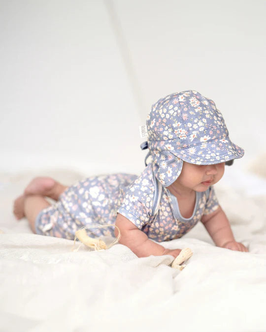 Short Sleeve Onesie - Eva Dusk