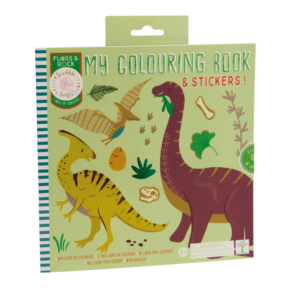 Floss & Rock My Colouring Book - Dinosaur