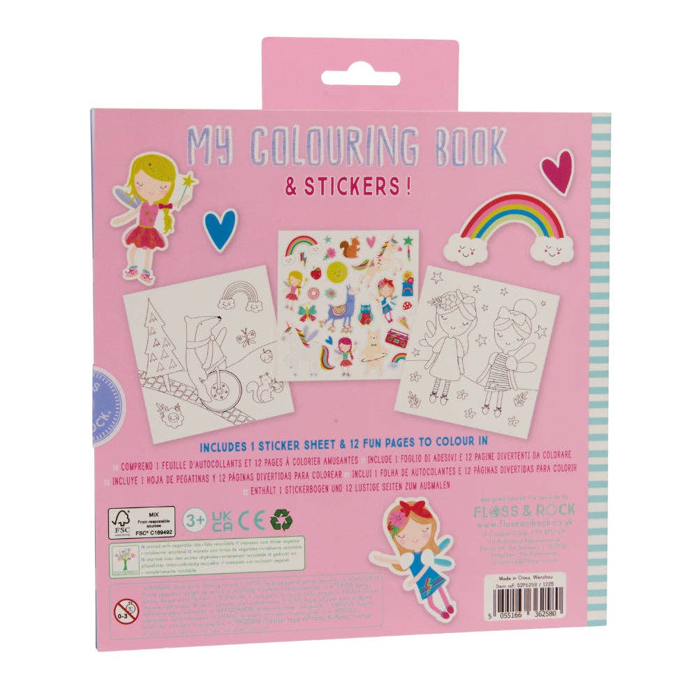 Floss & Rock My Colouring Book - Rainbow Fairy