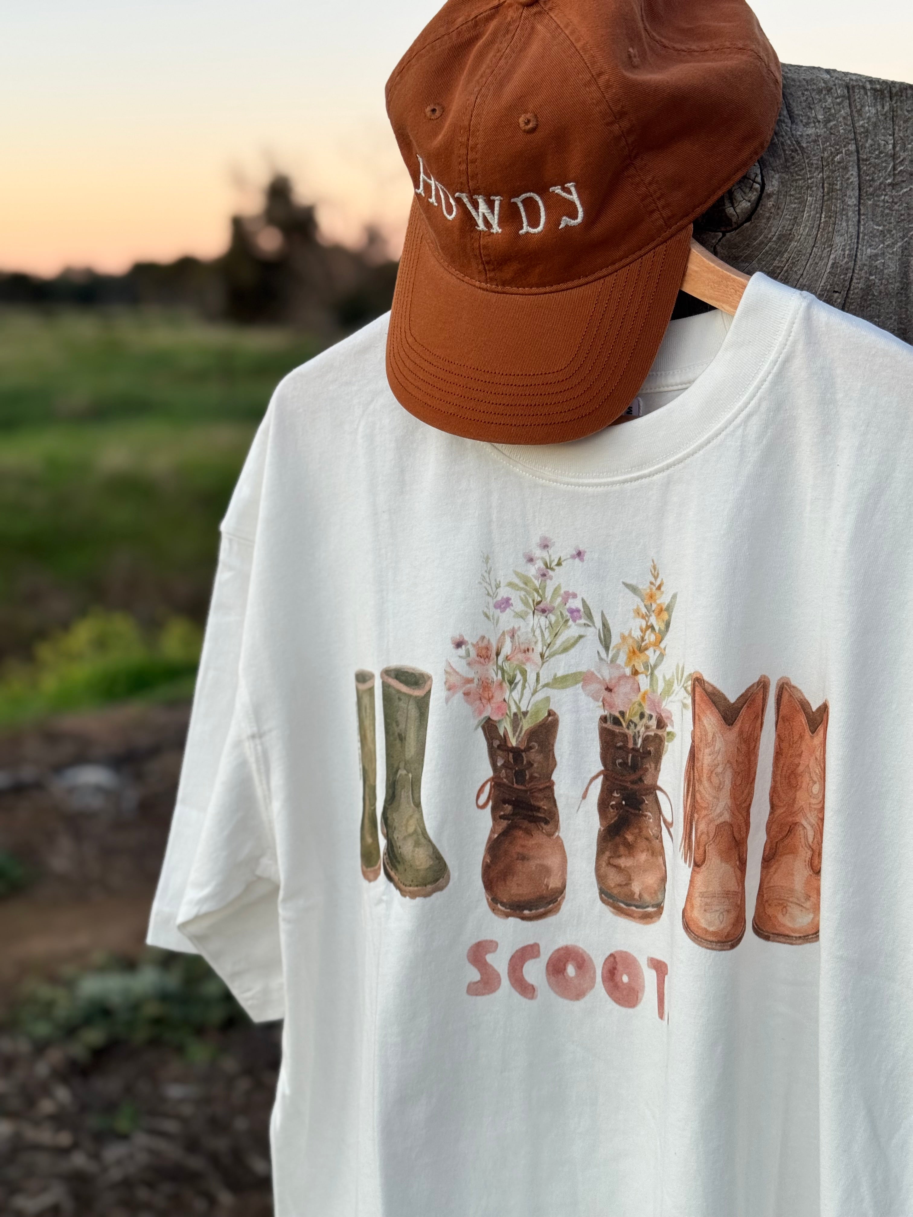 'Scoot' Boxy Cotton T-Shirt