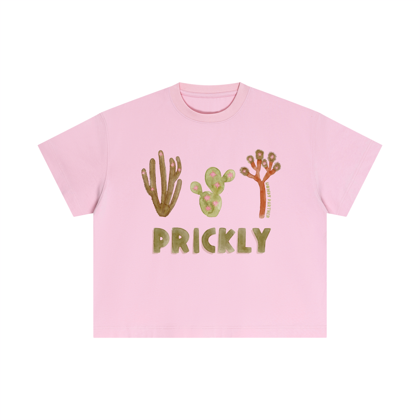 Prickly! Boxy Tee by Howdy Partner