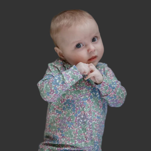 Forget Me Not Zip Romper