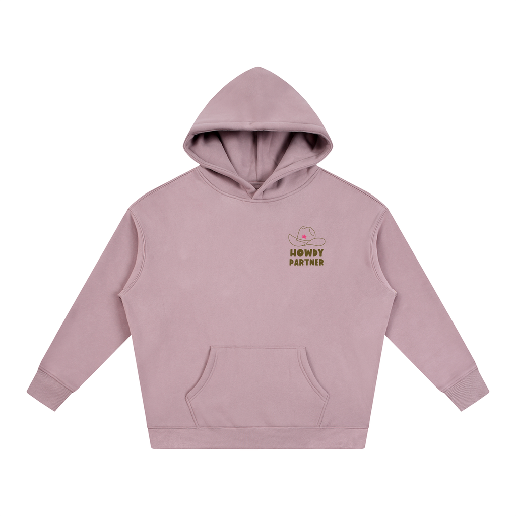 Howdy Stacked Logo Oversized Unisex Hoodie