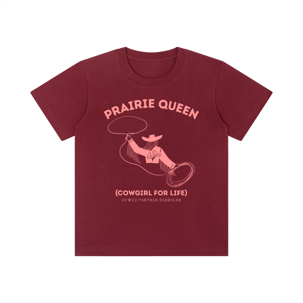 Prairie Queen Kids T-Shirt - Maroon