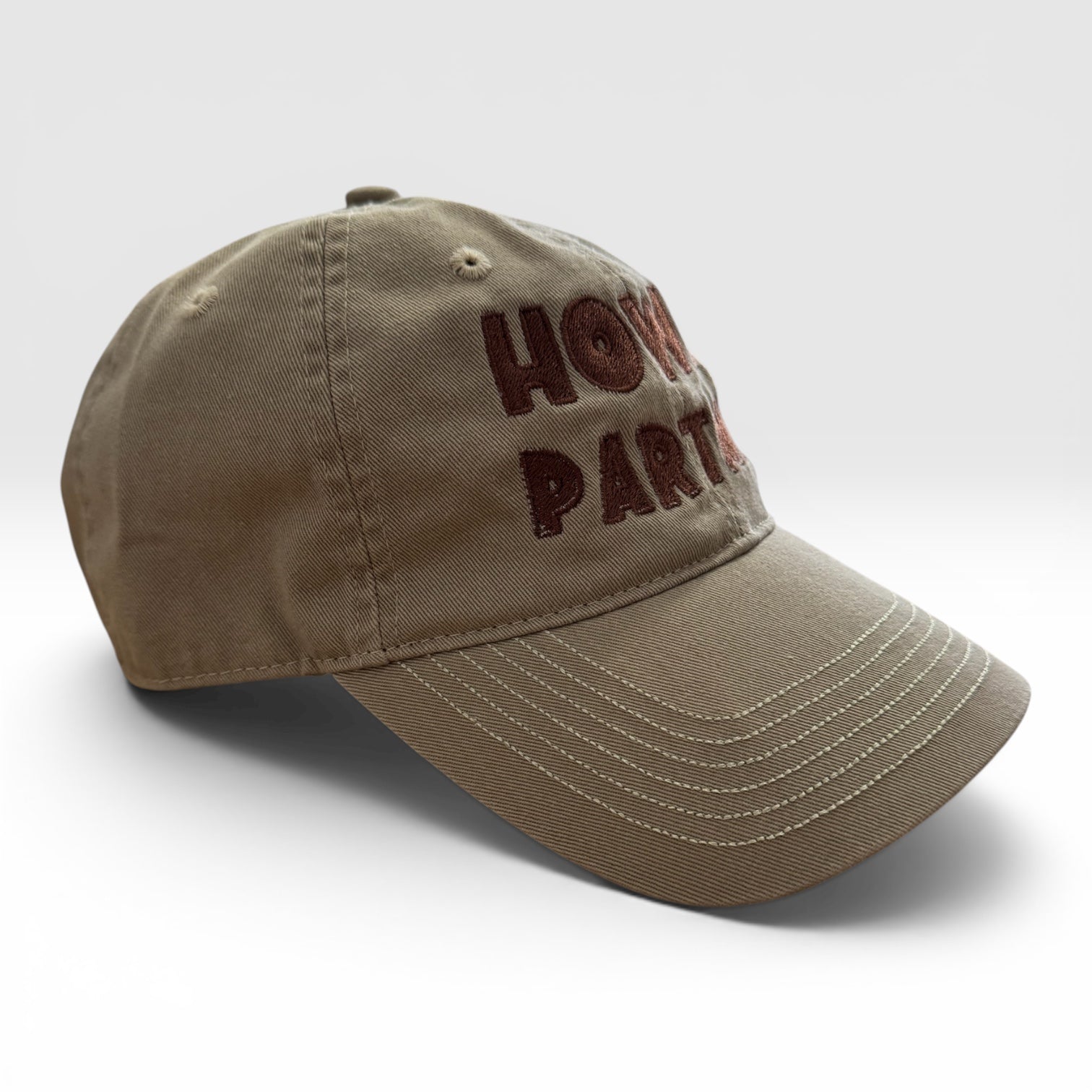 Open Gate Dad Cap - Stone/Choc