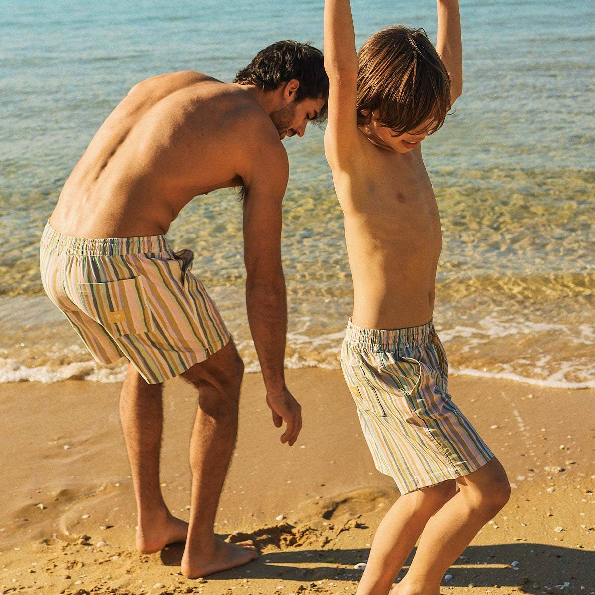 Clinkers Boys Everyday Shorts in Multi Stripe