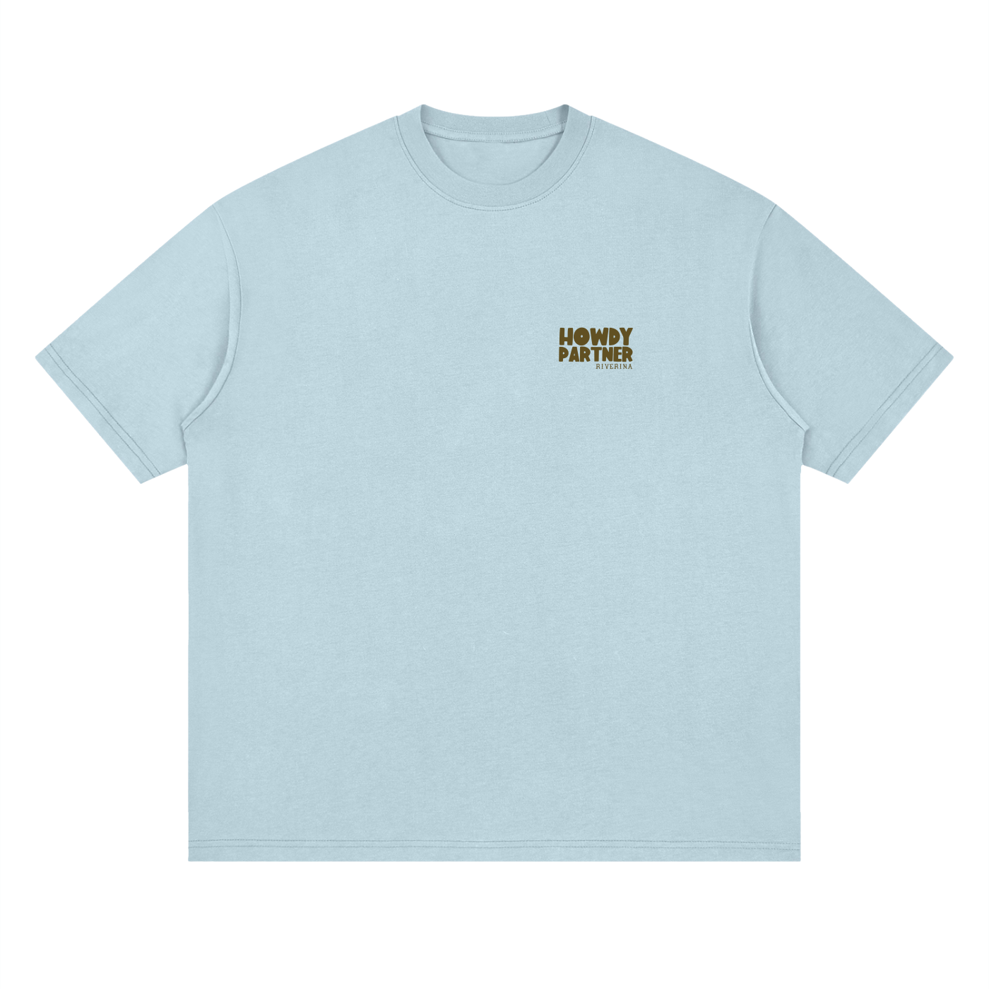 'Open Gate' Core Tee - Dove Blue