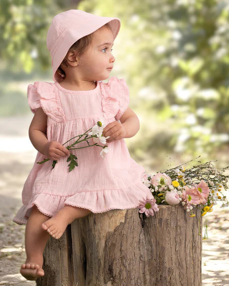 Sammy Cheesecloth Dress - Blossom Pink