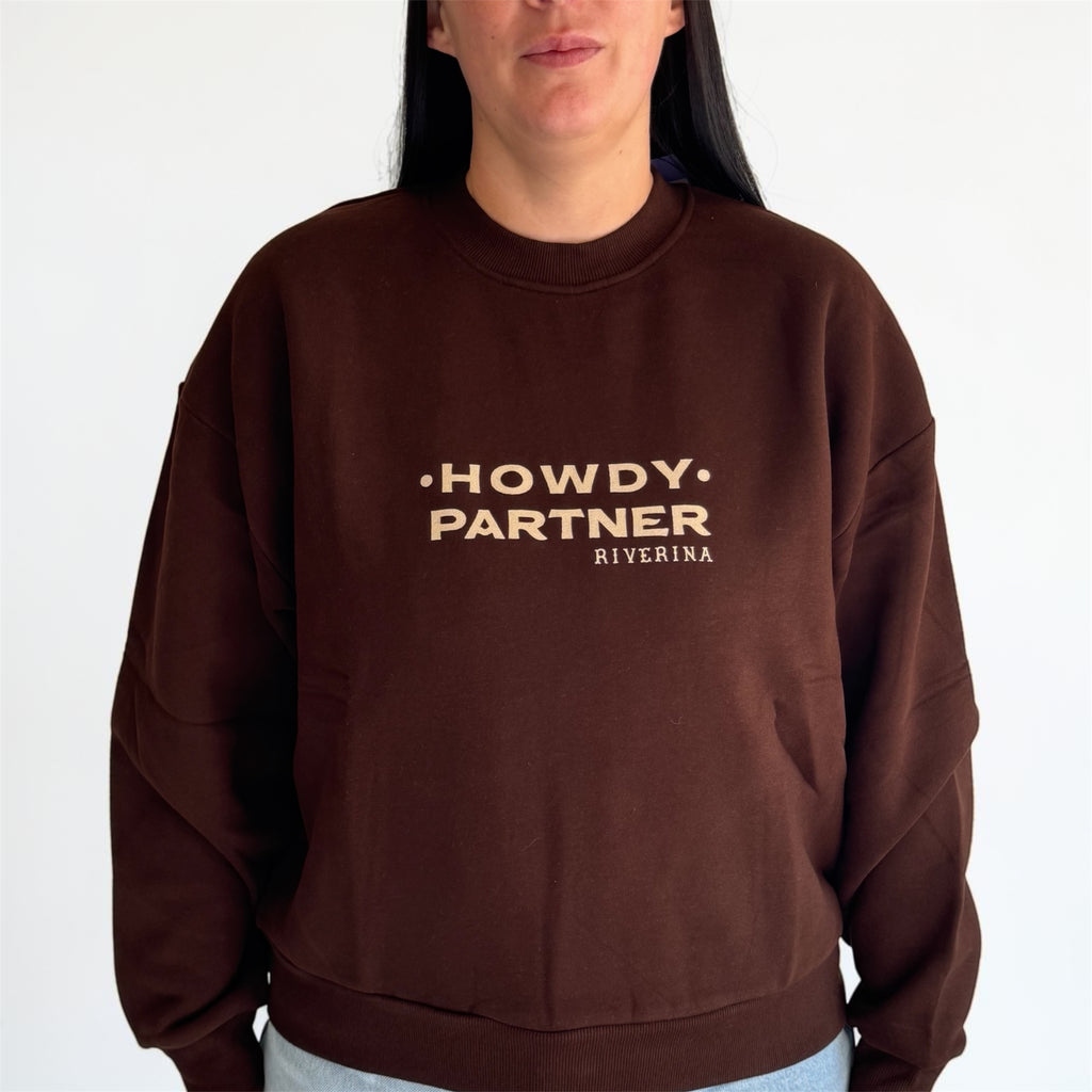 Giddy Up Boxy Fleece - Coffee
