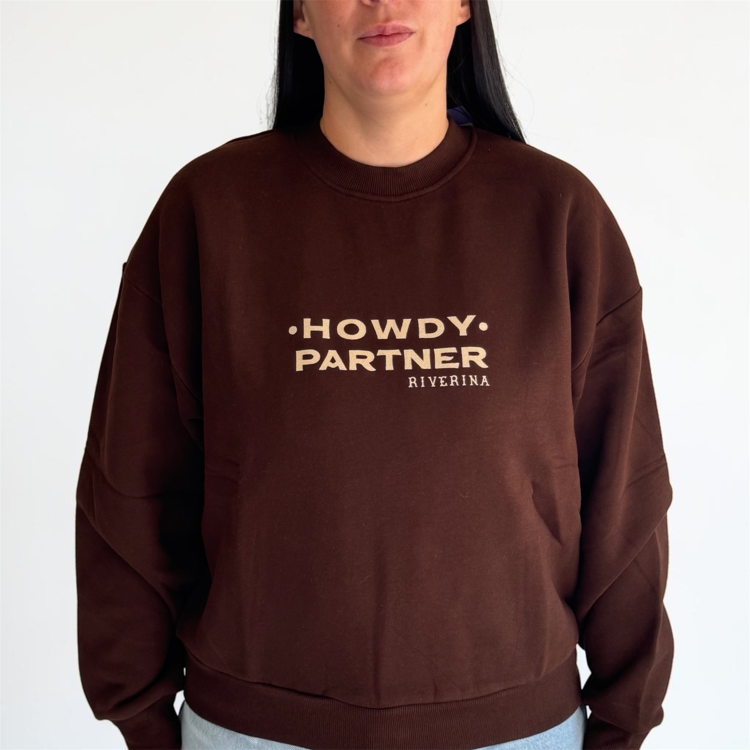 Giddy Up Boxy Fleece - Coffee