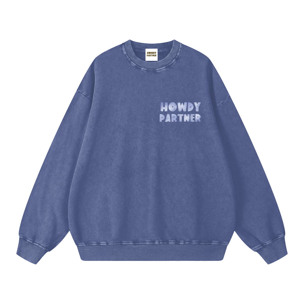 HOWDY ヴィンテージ　スウェット Howdy Partner Sweatshirt - Vintage Blue