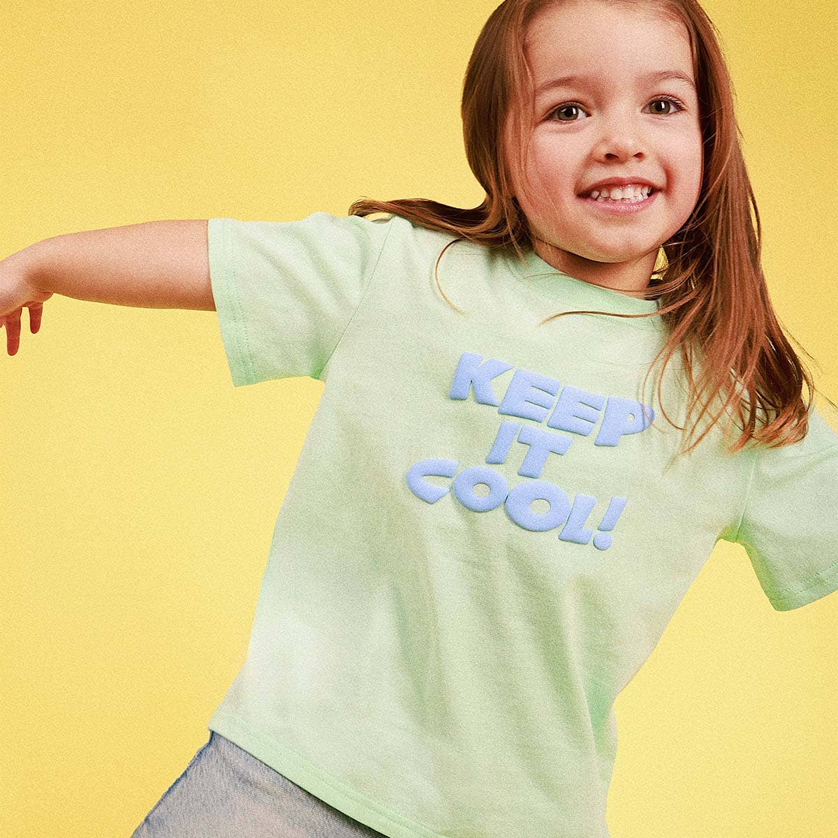 Keep It Cool Kids Slang Tee in Mint