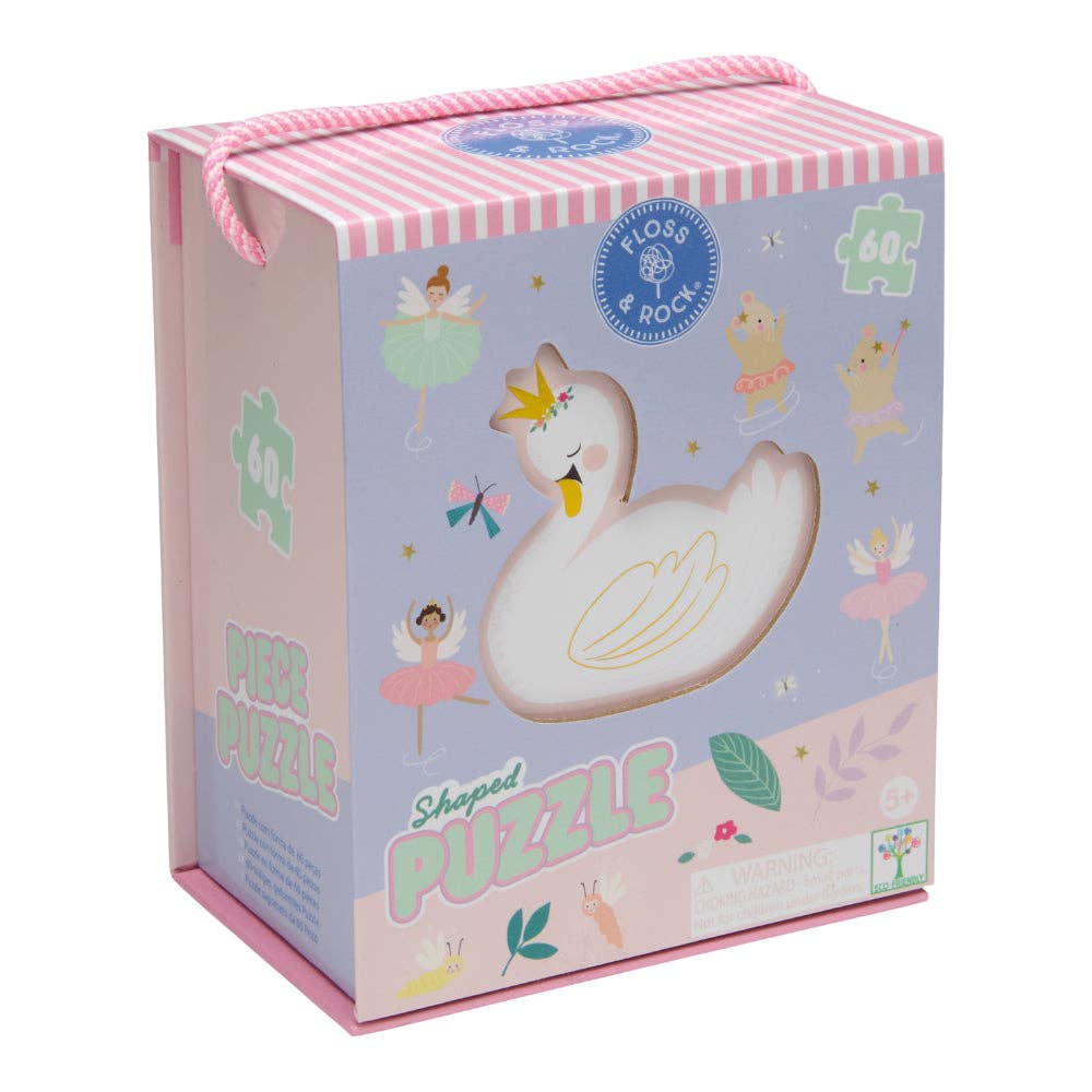 Floss & Rock 60 pc Shaped Jigsaw Puzzle - Enchanted