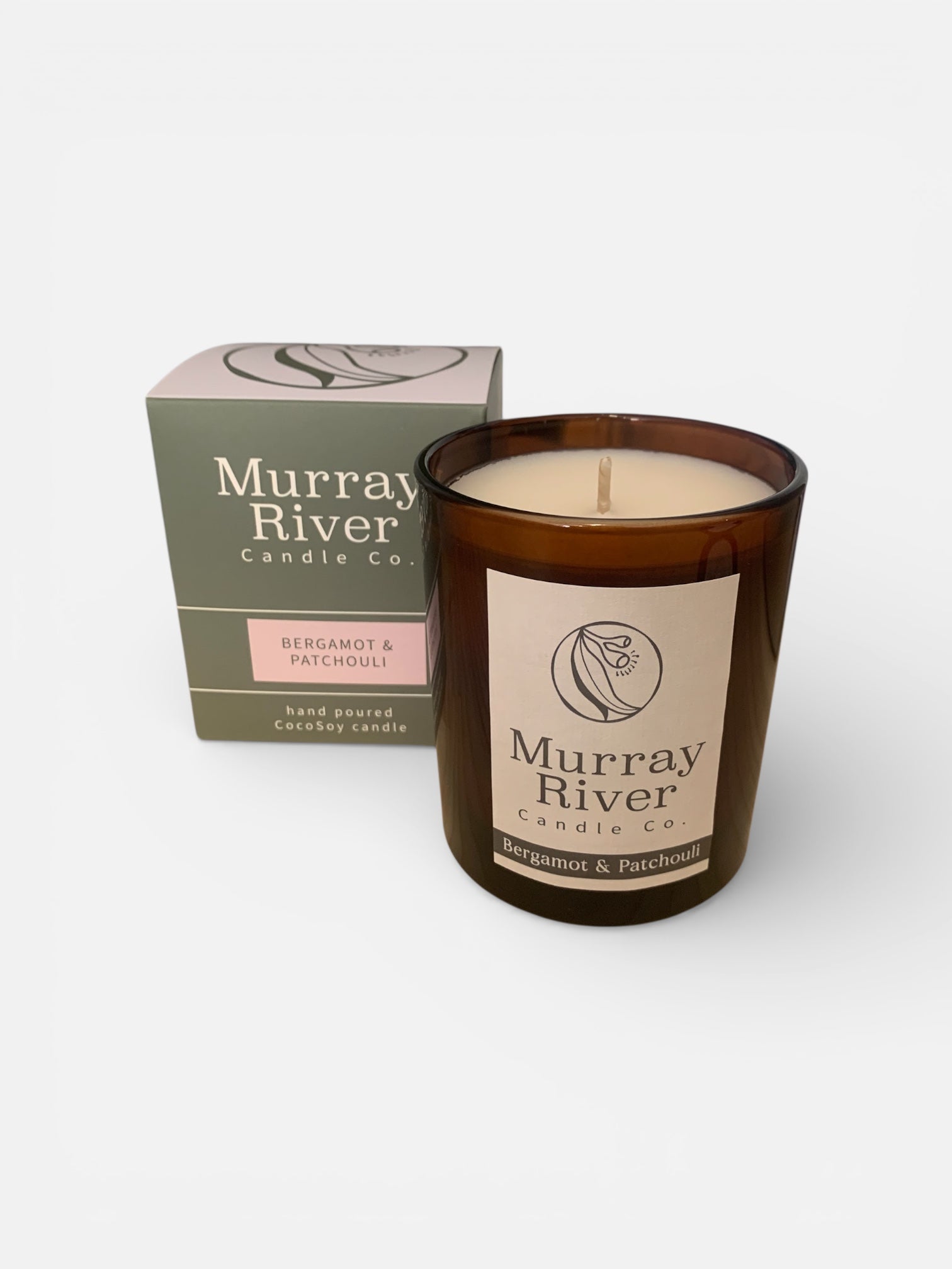 Bergamot & Patchouli Large Candle - Murray River Candle Co