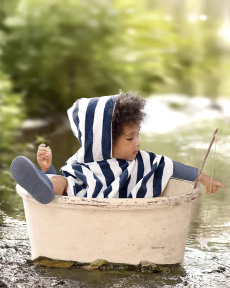 Classic Stripe Hooded Towel