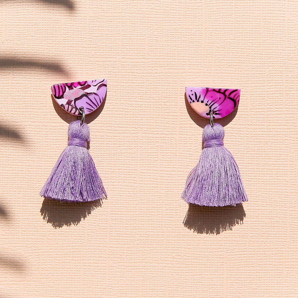 Lilac Small Tassels