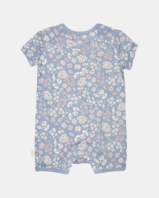 Short Sleeve Onesie - Eva Dusk