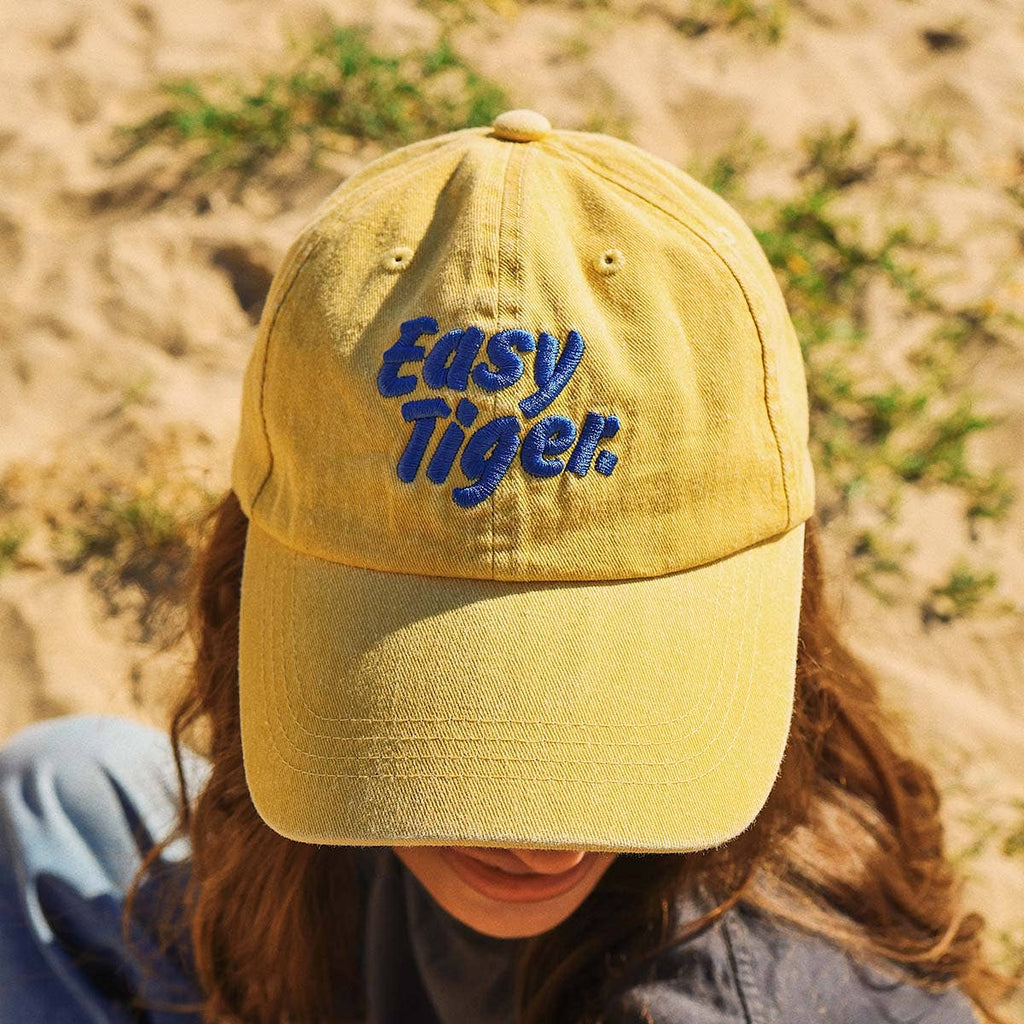 Easy Tiger Cotton Cap in Mustard