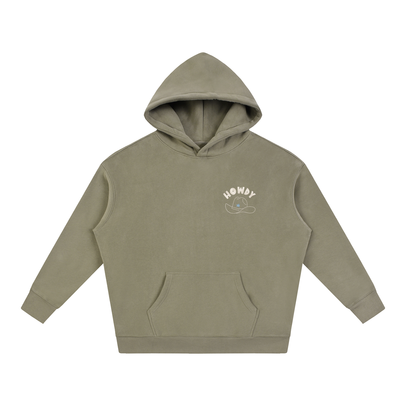 Howdy Hat Oversized Unisex Hoodie