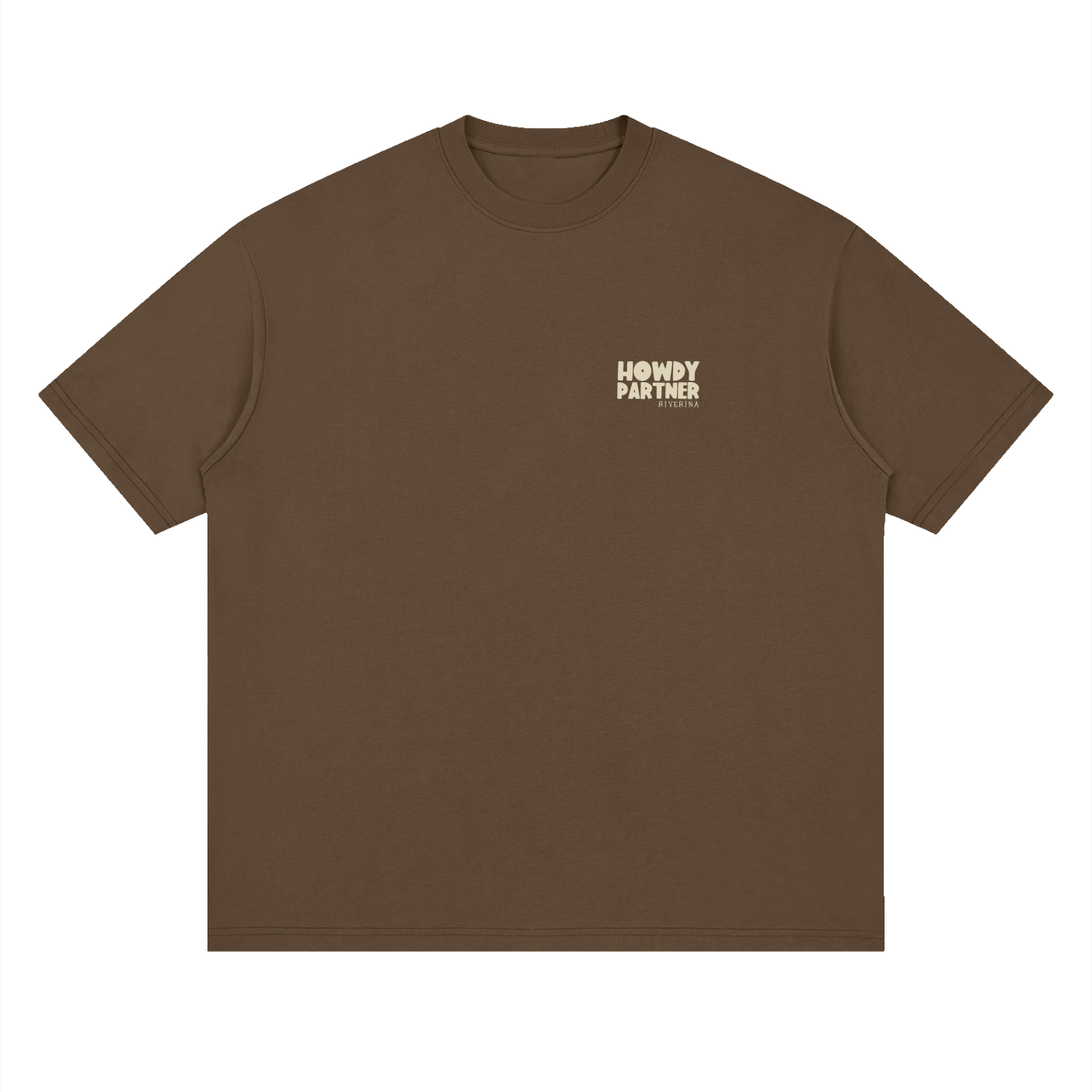 'Open Gate' Core Tee - Chocolate