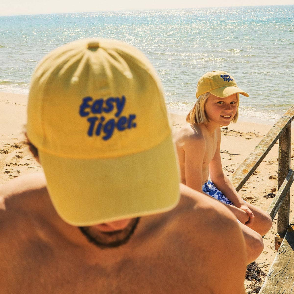 Easy Tiger Cotton Cap in Mustard