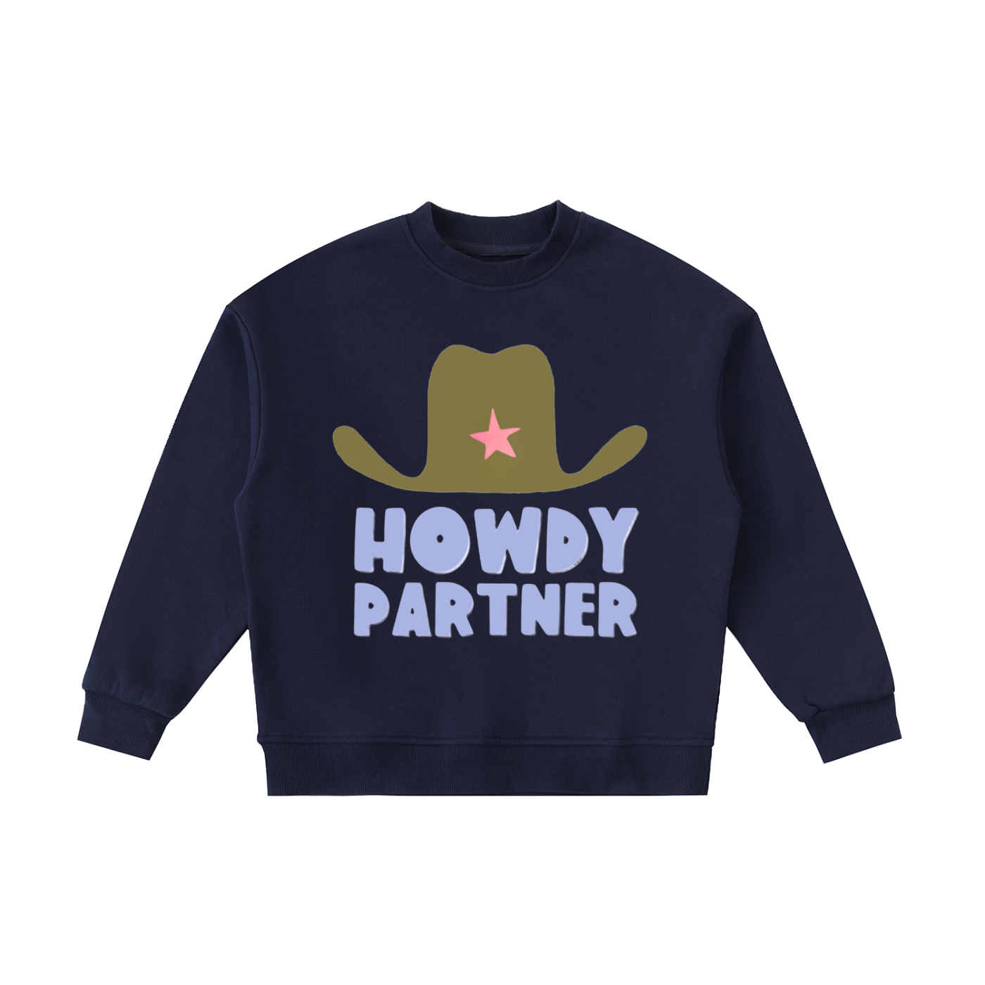 Kids Howdy Partner Sweatshirt - Navy