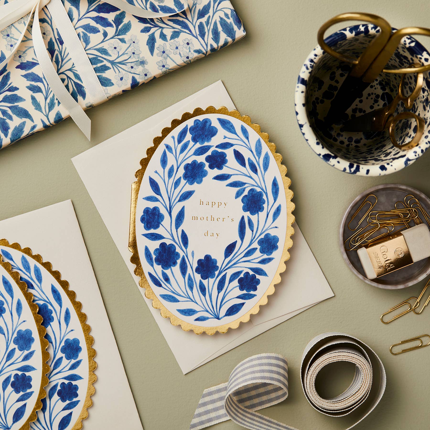 Delft Flora 'Happy Mother's Day' Greeting Card