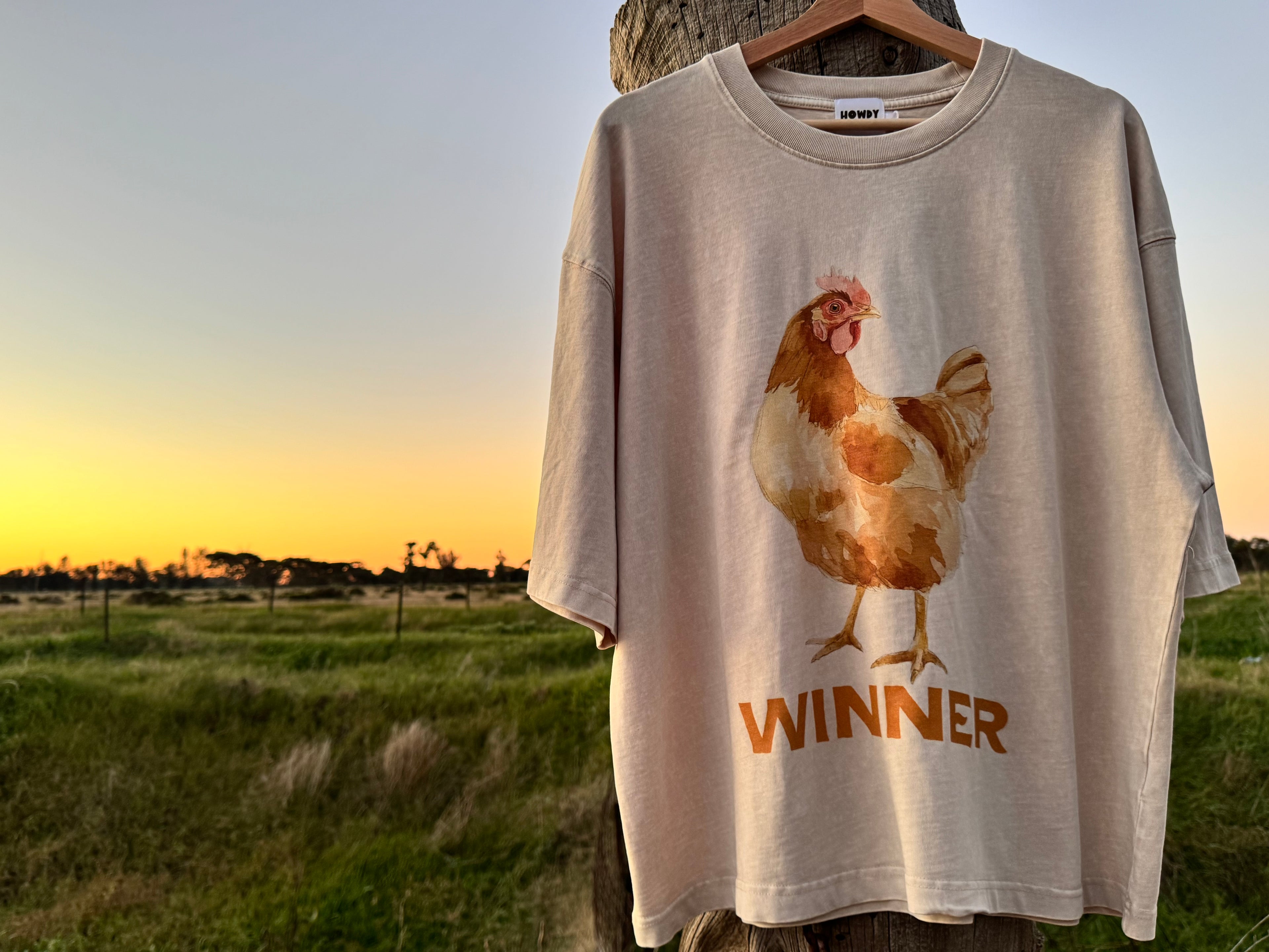 'Winner' Boxy Cotton T-Shirt