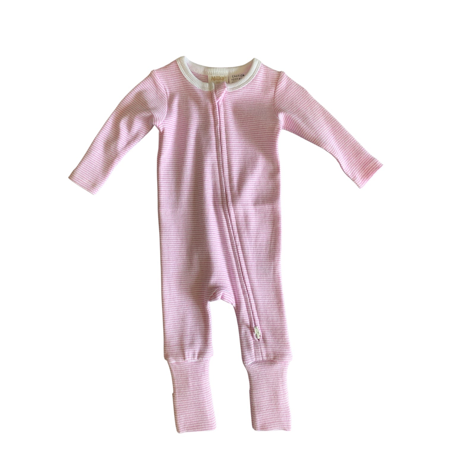 Pink Stripe Essential Onesie