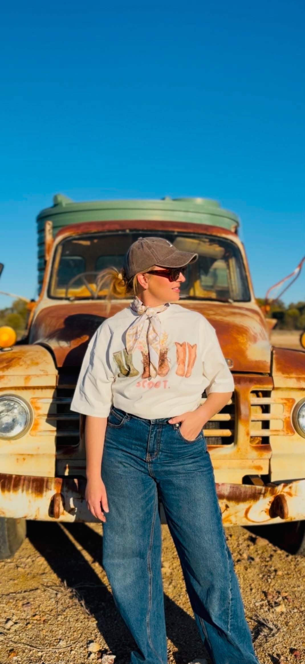 'Scoot' Boxy Cotton T-Shirt