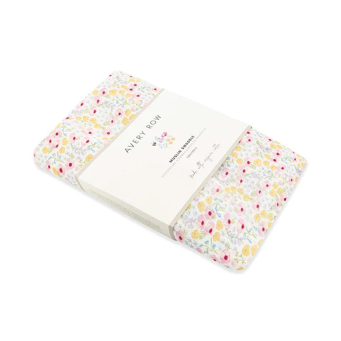 Muslin Swaddle - Wildflower Print