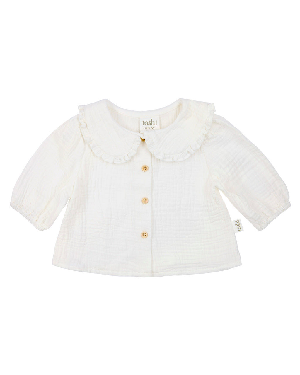 Baby Blouse Peter Pan - Cream
