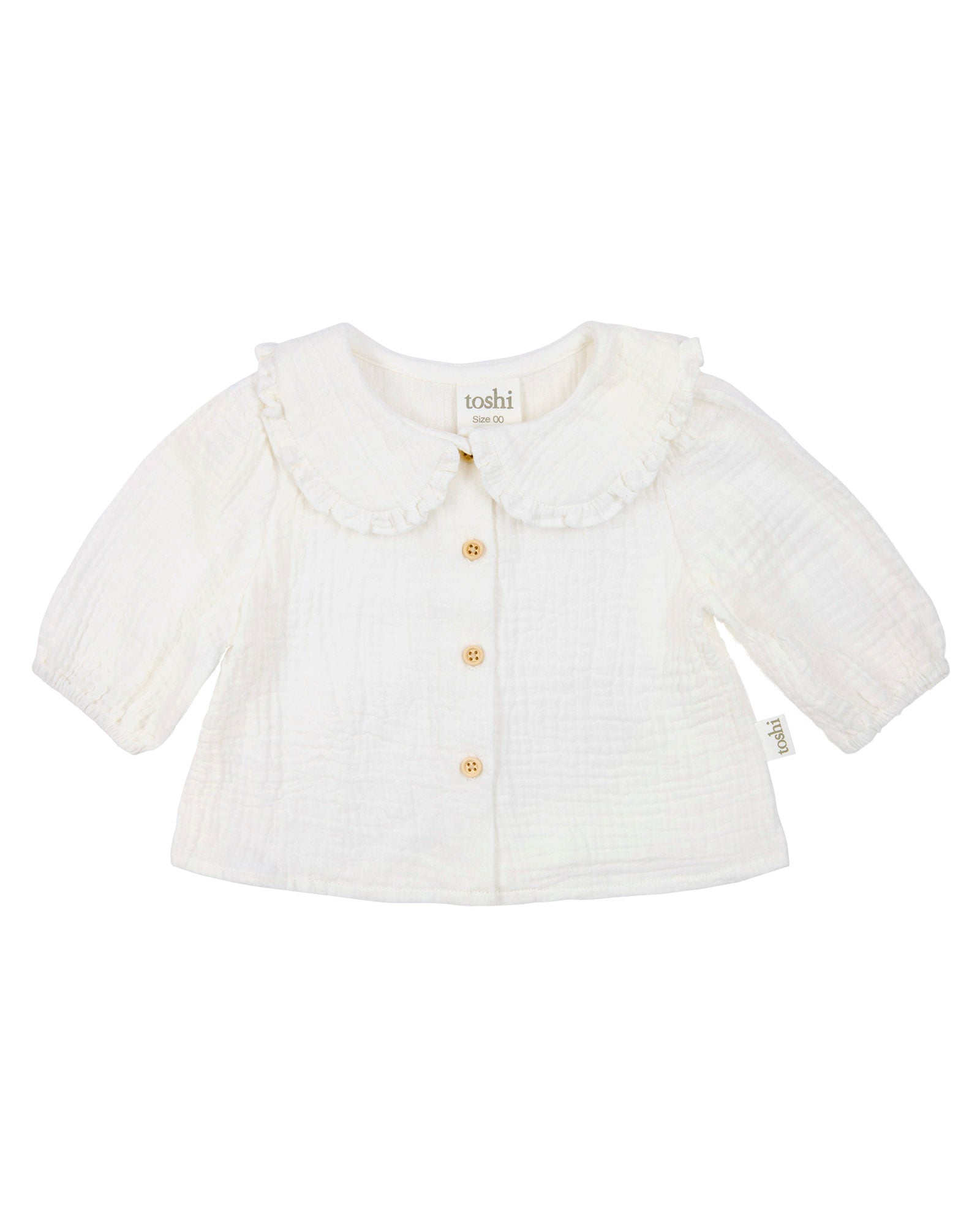 Baby Blouse Peter Pan - Cream