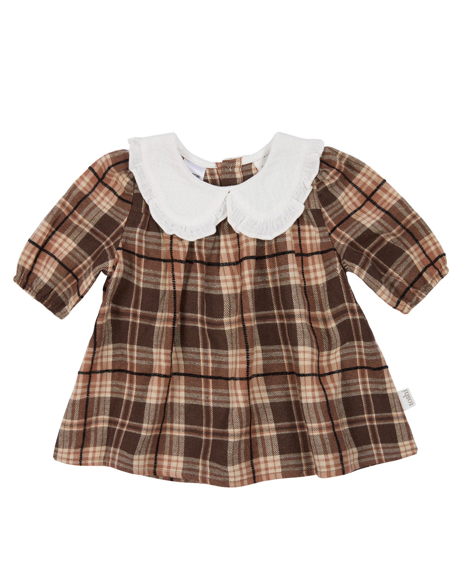 Baby Dress Peter Pan - Harper Plaid