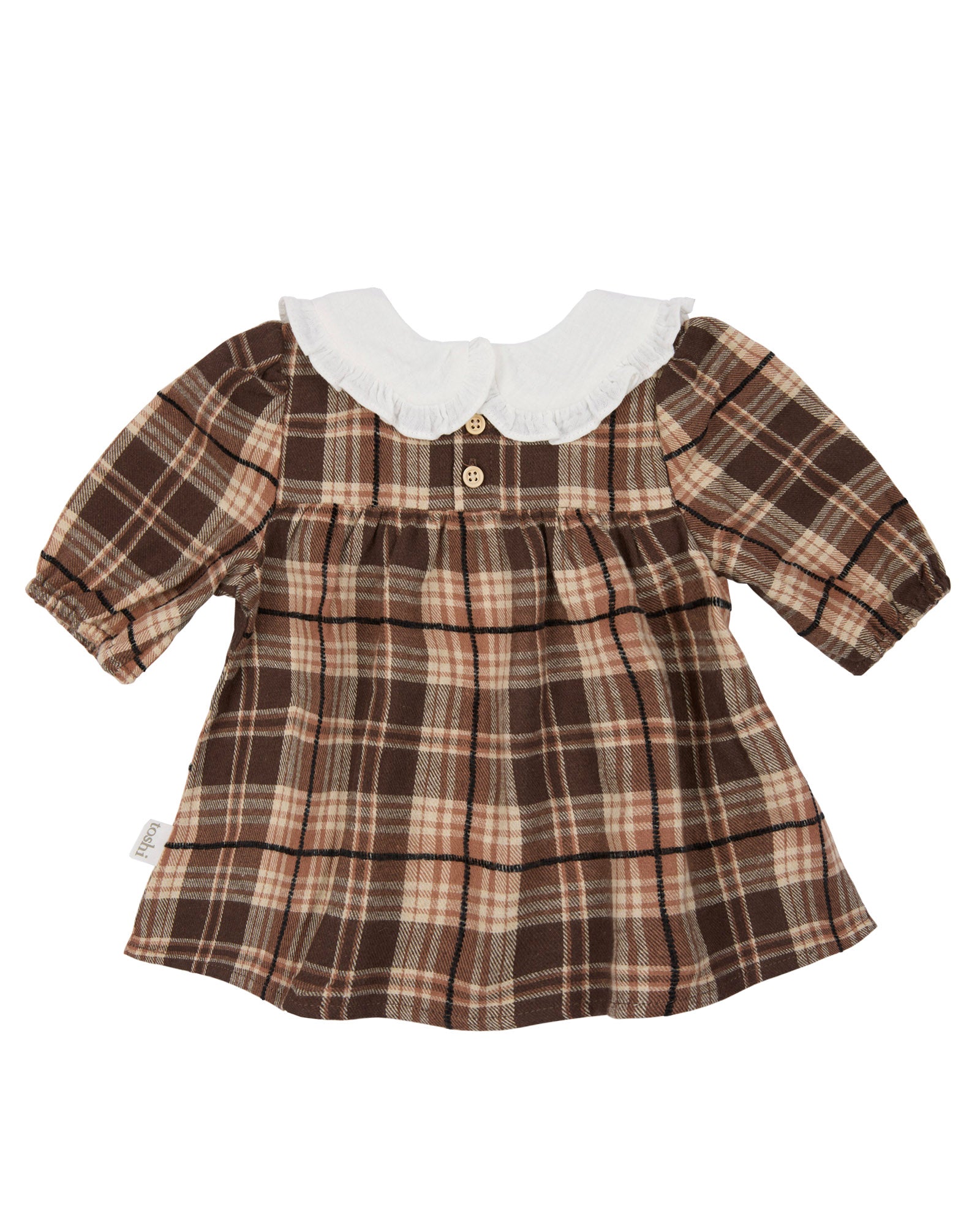 Baby Dress Peter Pan - Harper Plaid