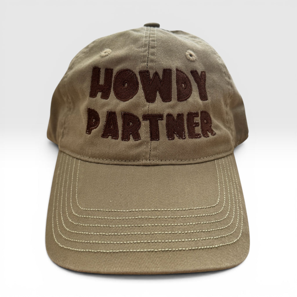 Open Gate Dad Cap - Stone/Choc