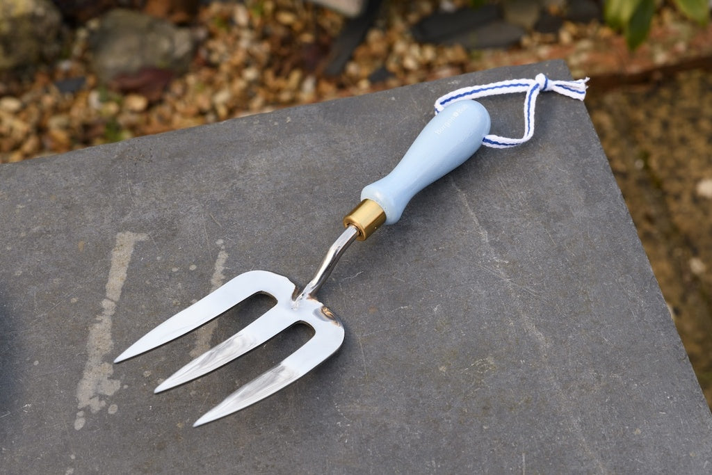 Burgon & Ball Hand Fork - Blue