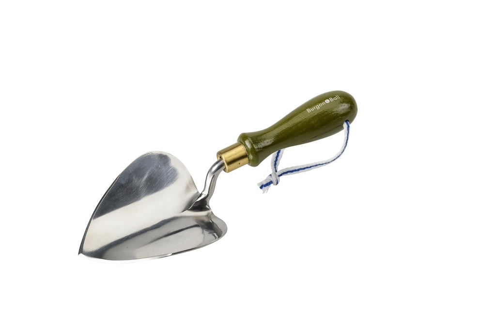 Burgon & Ball Planting Trowel - Olive Heart