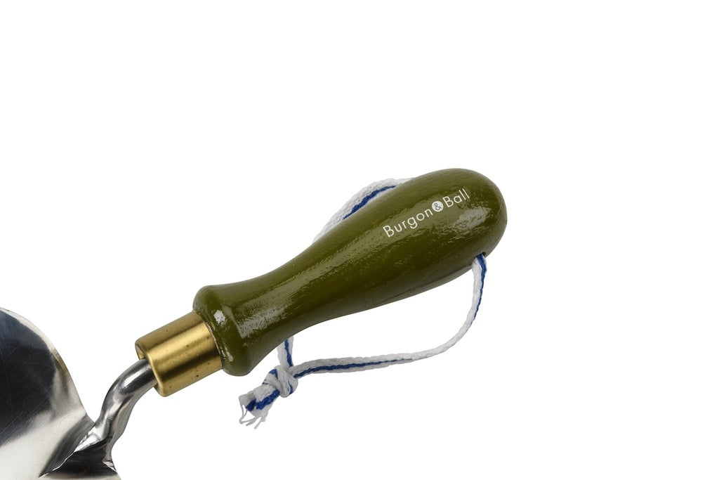 Burgon & Ball Planting Trowel - Olive Heart