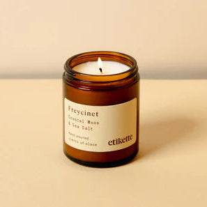 Etikette 'Freycinet' Hand Poured Soy Wax Candle