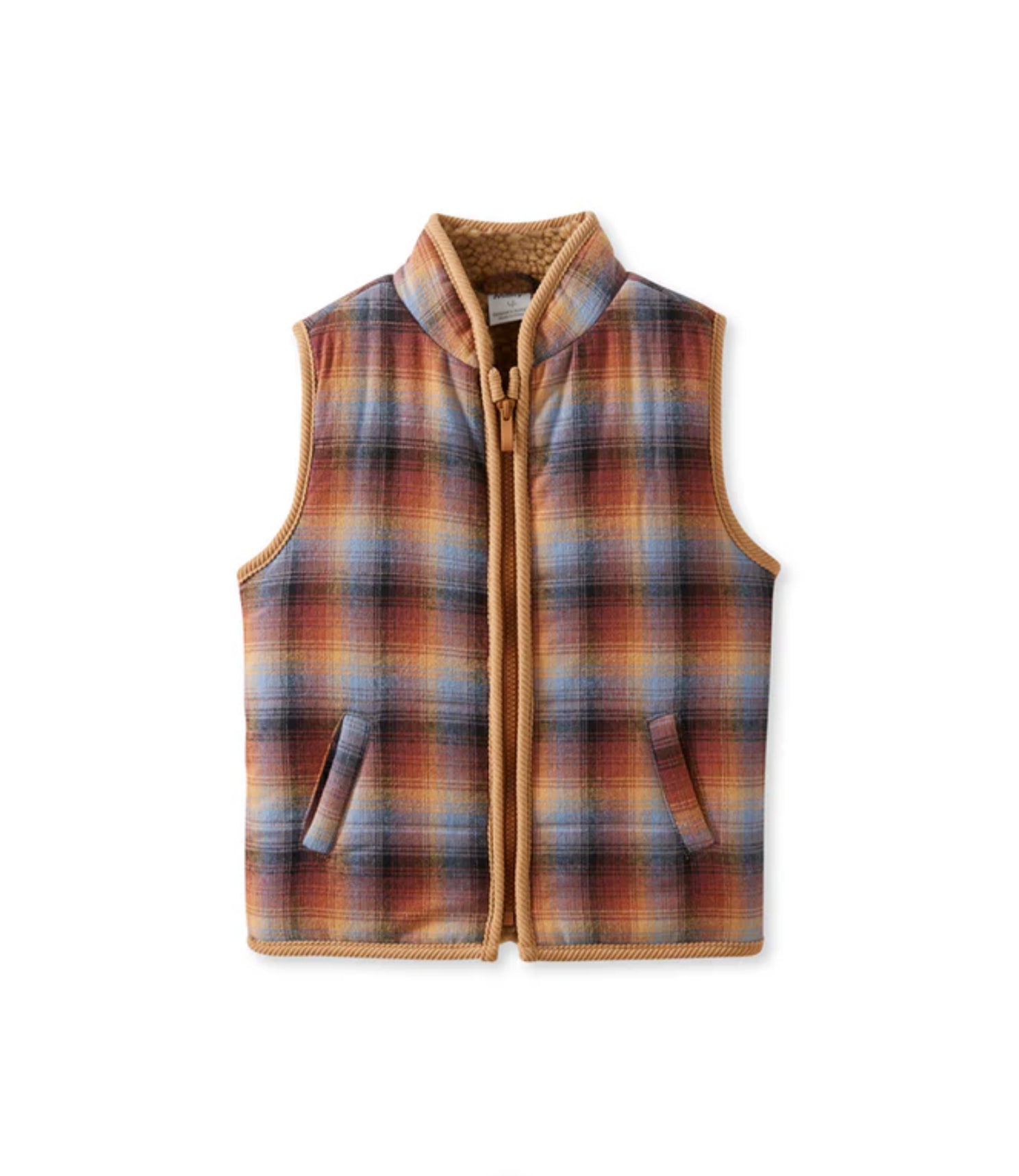 Fitzroy Check Sherpa Vest
