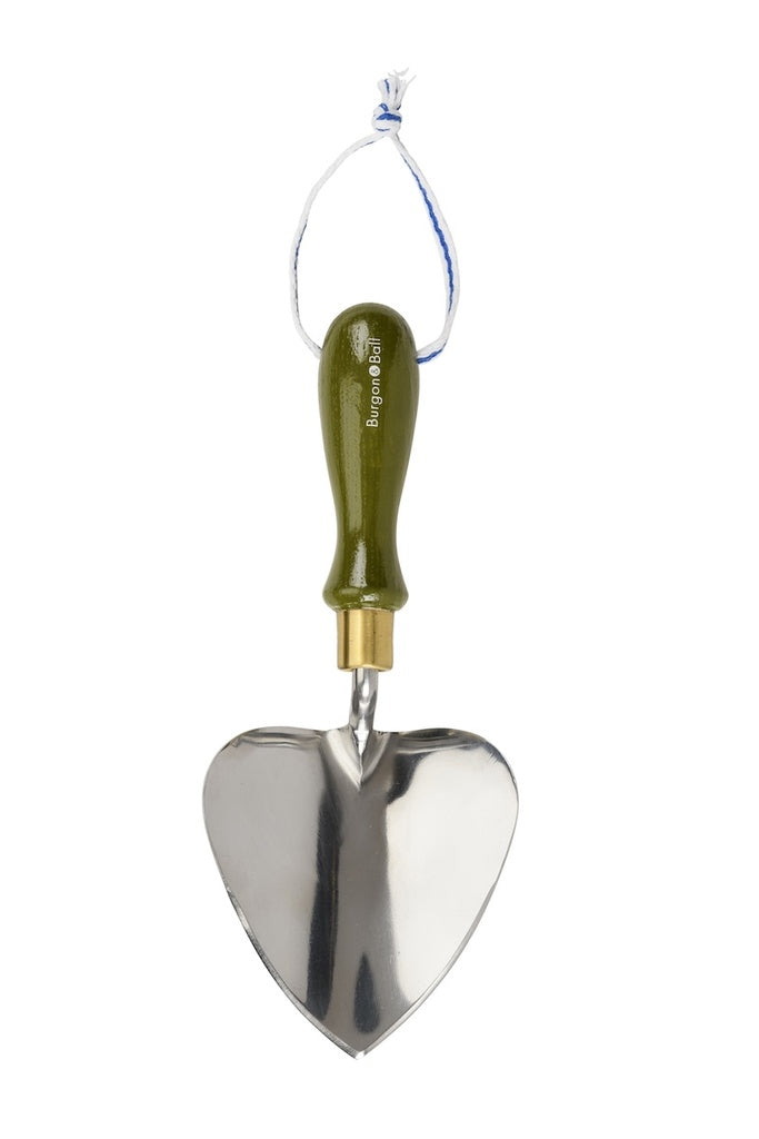 Burgon & Ball Planting Trowel - Olive Heart