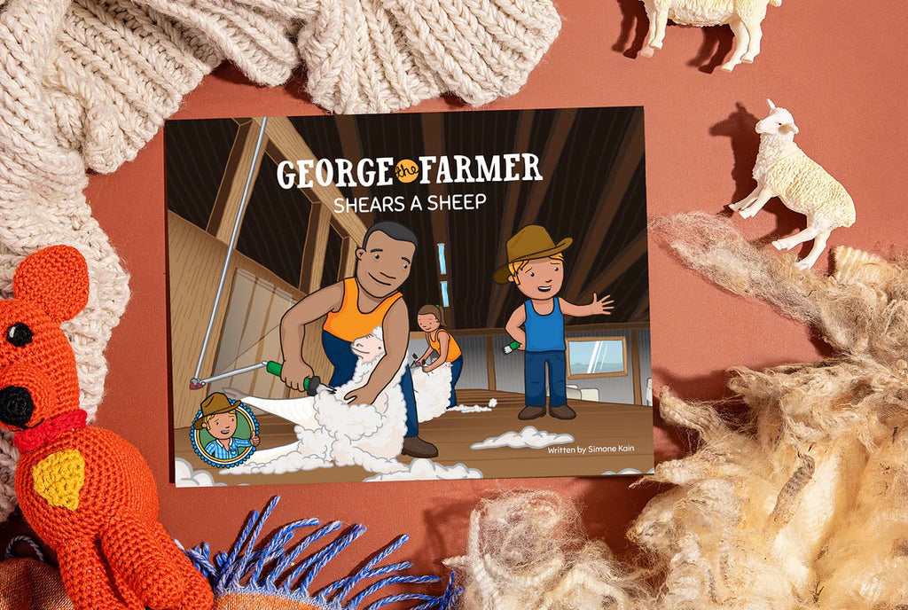 George the Farmer Shears a Sheep Book