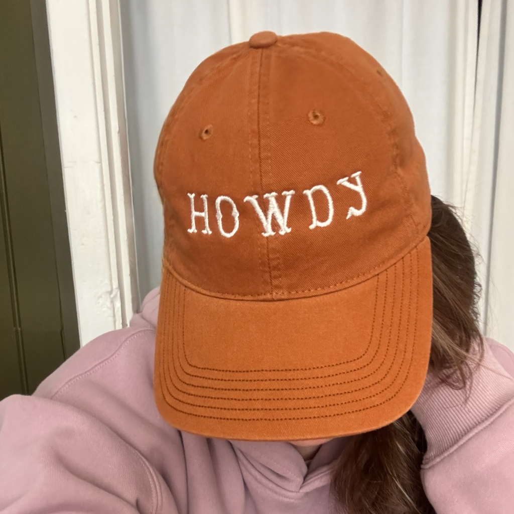 Open Gate Dad Cap - Rust