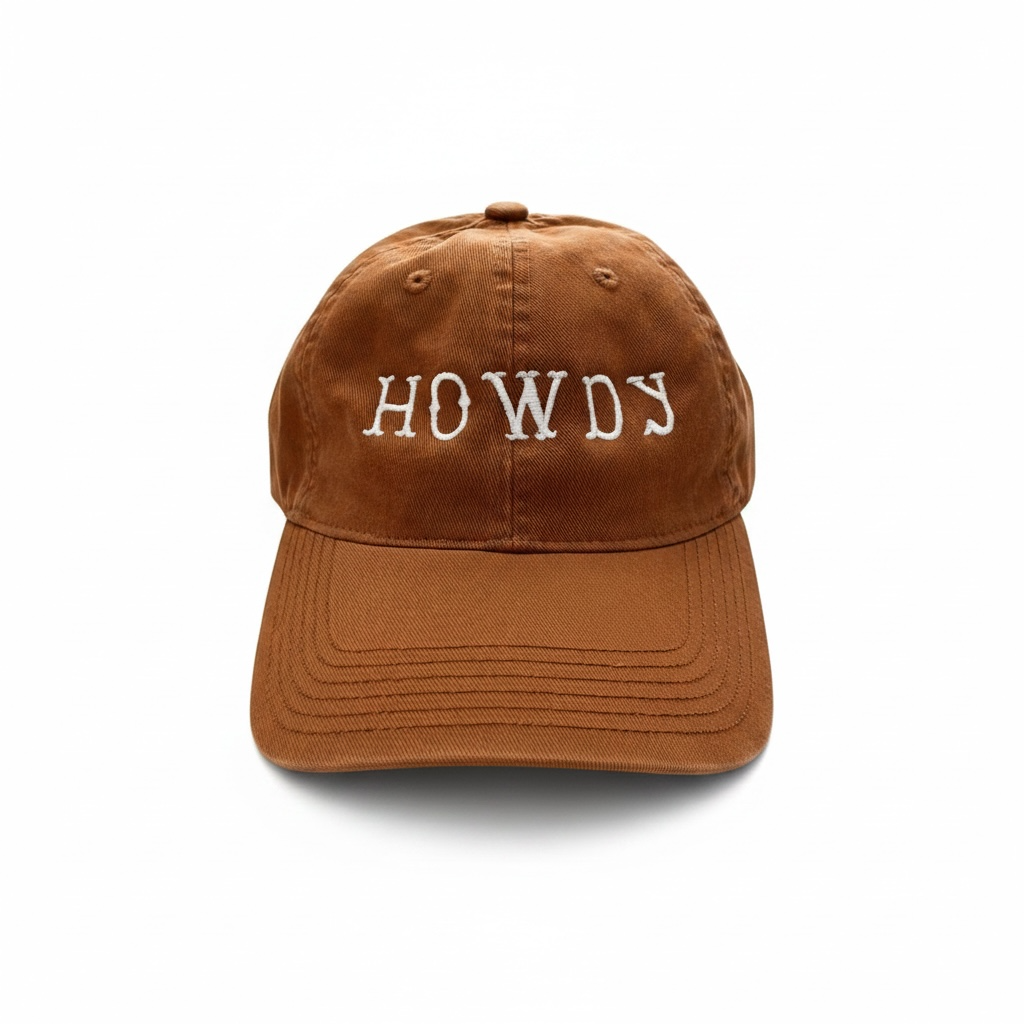 Open Gate Dad Cap - Rust